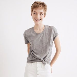 Madewell Knot Front Tee